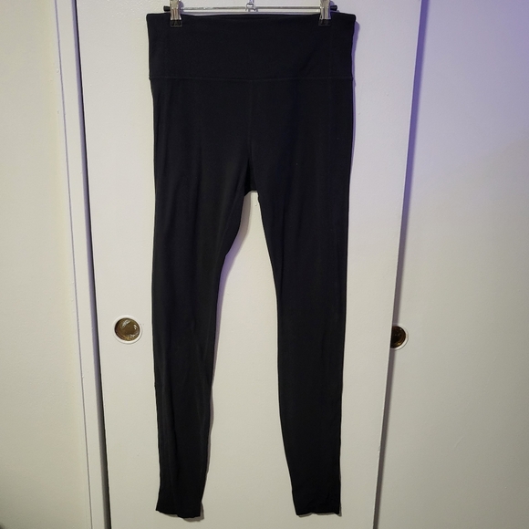 Athleta Black Stirrup Barre Leggings M - Picture 1 of 8